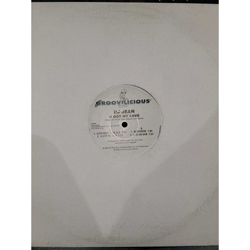 DJ Jean U Got My Love Mo'Bizz Vinyl Record 12"